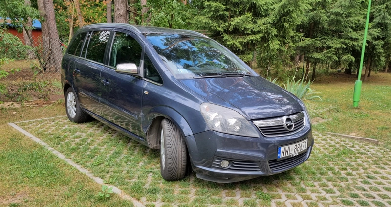 Opel Zafira cena 8300 przebieg: 286000, rok produkcji 2007 z Ząbki małe 191